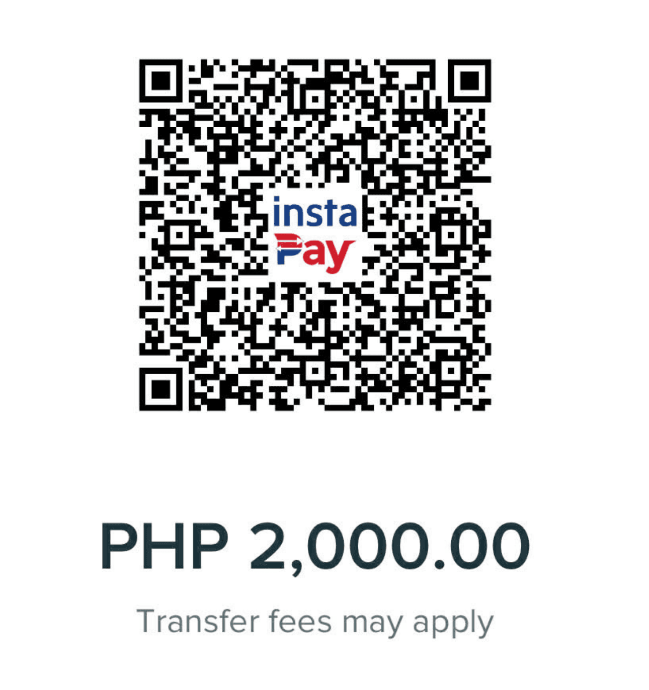 BPI QR code for P2,000