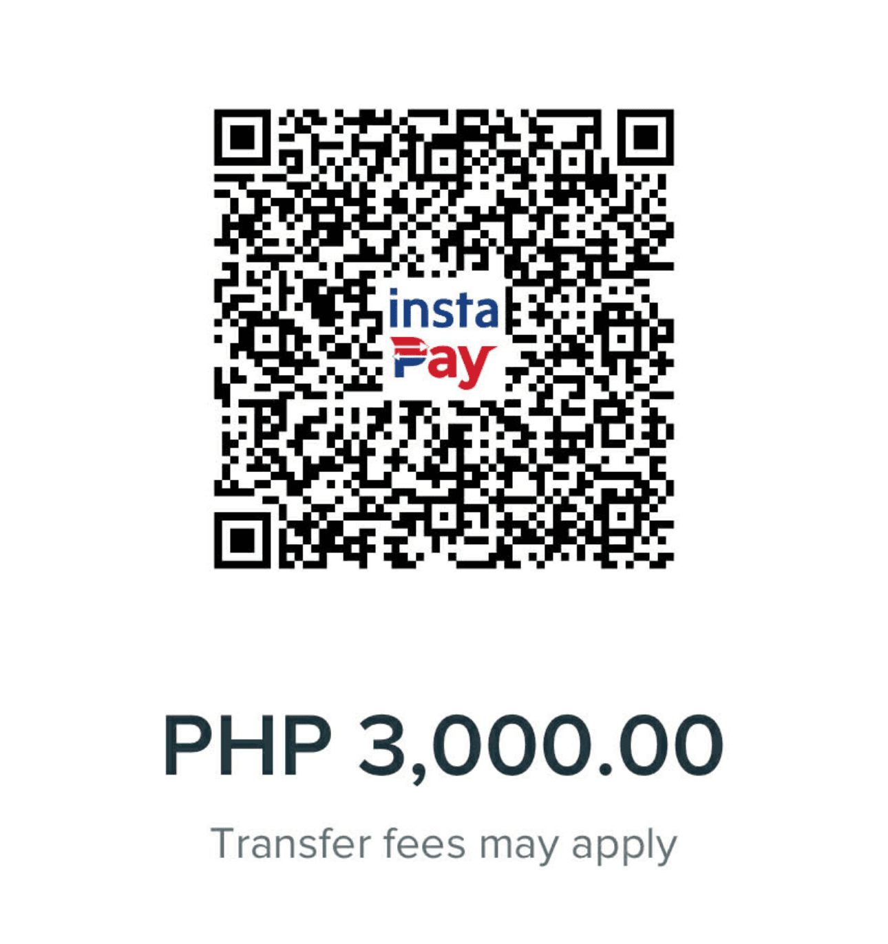 BPI QR code for P3,000