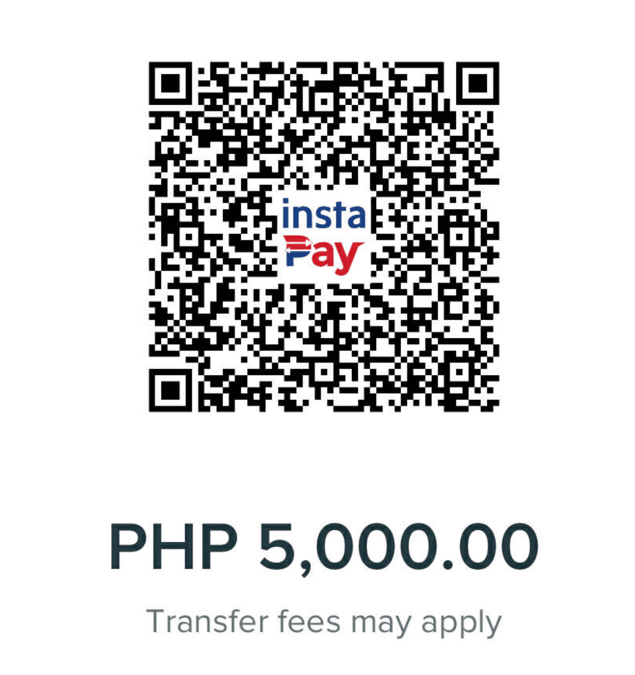 BPI QR code for P5,000